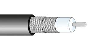 GX_03272_D-06 - HUBER+SUHNER - GX_03272_D-06 - Coaxial Cable, GX03272D-06 / RG223, 5.4mm, 50ohm, 100m