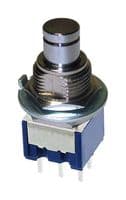 8Y2021-Z - NIDEC COMPONENTS - 8Y2021-Z - Pushbutton Switch, 8Y Series, 12.5 mm, DPDT, On-(On), Plunger for Cap