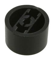 140000480090 - NIDEC COMPONENTS - 140000480090 - Switch Cap, 15mm Dia, Nidec Copal Electronics 8N Series Standard Pushbutton Switches, Black