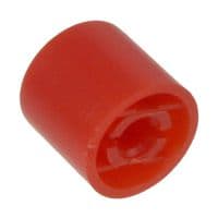 140000481421 - NIDEC COMPONENTS - 140000481421 - Switch Cap, 8mm Dia, Nidec Copal Electronics 8N Series Standard Pushbutton Switches, Red, 8 Series