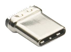 105444-0011 - MOLEX - 105444-0011 - USB Connector, USB Type C, USB 3.2 Gen 2, Plug, 22 Ways, Surface Mount, Right Angle