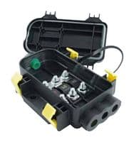 04980933.X - LITTELFUSE - 04980933.X - Fuseholder, Sealed, Automotive Blade, IP67/IPX9K, 3 Fuses, 200 A, 58 VDC, MIDI, Bolt Down