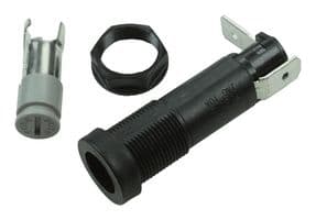 03453LS7H - LITTELFUSE - 03453LS7H - Fuse Holder, Cartridge, 1 Pos, 1/4" x 1-1/4"/6.3mm x 32mm/3AG, 250V, 20A, Quick Connect
