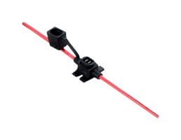 HLJC1001G - LITTELFUSE - HLJC1001G - Fuseholder, Automotive Blade, 1 Fuse, 40 A, 58 VAC, 58 VDC, JCASE, Wire Leaded