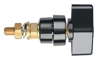 POL 102 L / SW - SCHUTZINGER - POL 102 L / SW - Binding Post, 100 A, 1 kV, Panel Mount, Black