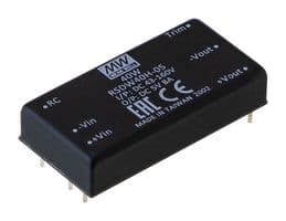 RSDW40H-05 - MEAN WELL - RSDW40H-05 - Isolated Through Hole DC/DC Converter, Railway, DIP, 4:1, 40 W, 1 Output, 5 V