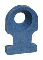 7TAG009660R0008 - ABB - 7TAG009660R0008 - Mounting Base, Nylon 6.6, Blue, Screw Mount, 19.1 mm x 12.7 mm x 3.05 mm
