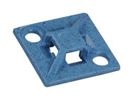 7TAG009660R0024 - ABB - 7TAG009660R0024 - Mounting Base, 4-Way, Polypropylene, Blue, Adhesive Mount, 19 mm x 19 mm x 4.9 mm