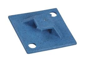 7TAG009660R0026 - ABB - 7TAG009660R0026 - Mounting Base, 2-Way/4-Way, Polypropylene, Blue, Adhesive Mount, 28.6 mm x 28.6 mm x 8.7 mm