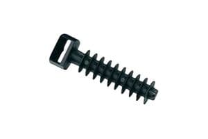 7TCG009750R0010 - ABB - 7TCG009750R0010 - Cable Tie Mount, Screw, Black, Nylon 11/12 (Polyamide 11/12), 43.1 mm