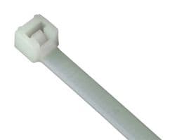 7TCG054360R0062 - ABB - 7TCG054360R0062 - Cable Tie, Nylon, White, 100 mm, 2.5 mm, 22 mm, 80 N
