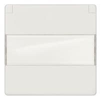 5UH1081 - SIEMENS - 5UH1081 - Cover Plate, DELTA i-system, Spring Flap, Titanium White, 55 mm x 55 mm, Label