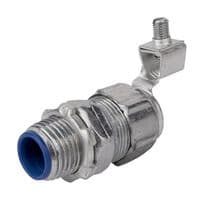 7TAD012300R0002 - ABB - 7TAD012300R0002 - Conduit Connector, Straight, Liquidtight, 1/2", Steel, Insulated