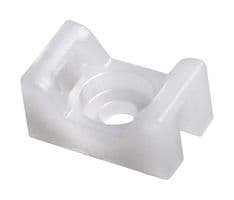 7TAG009990R0019 - ABB - 7TAG009990R0019 - Cable Tie Mount, Screw, 4.2 mm, Natural, Nylon 6.6 (Polyamide 6.6), 15.24 mm, 9.77 mm