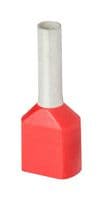 7TAI029790R0044 - ABB - 7TAI029790R0044 - Wire Ferrule, Twin Wire, 17 AWG, 1 mm², 8 mm, Red, Sta-Kon
