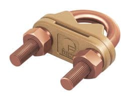 7TCA083210R0015 - ABB - 7TCA083210R0015 - Rod Clamp, U Bolt, Type E, Copper, 5/8" to 1"