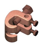 7TCA083740R0000 - ABB - 7TCA083740R0000 - Re-Bar Clamp, Copper, 8 mm, 8 mm to 18 mm Dia