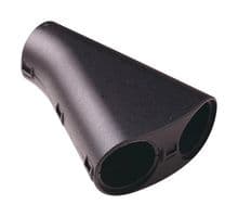 7TCA296050R0537 - ABB - 7TCA296050R0537 - Hinged Y-Piece, 28 mm x 28 mm x 16 mm, Nylon 6.6, Black, Conduits