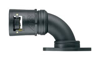 7TCA296170R0385 - ABB - 7TCA296170R0385 - Conduit Connector, 90 Degree, 28 mm, Nylon 6.6/TPE Thread, Black/Yellow