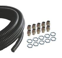 7TCA296180R0022 - ABB - 7TCA296180R0022 - Conduit, Flexible metallic, 20 mm Dia, Galvanised Steel, PVC, Black