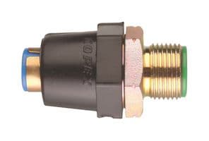 7TCA297020R0469 - ABB - 7TCA297020R0469 - Conduit Connector, Straight, Liquidtight, 16 mm, Brass/Nylon Insert/PVC Sleeve, IP66/IP67