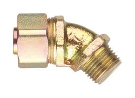 7TCA297020R0517 - ABB - 7TCA297020R0517 - Conduit Connector, 45 Degree, Liquidtight, 32 mm, Brass/Nylon Insert/Polyester Seal, IP66/IP67