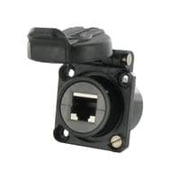 RJF6A2A1ZNSCC - AMPHENOL SOCAPEX - RJF6A2A1ZNSCC - Modular Connector, RJ45 Jack, 1 x 1 (Port), 8P8C, Cat6a, IP68, Panel Mount