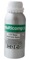 MP004401 - MULTICOMP PRO - MP004401 - 3D Printer LCD Water Washable Resin, White, 500 g, 1.25 g/cm³, 100 mPa·s to 120 mPa·s