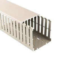 10450023Y - BETADUCT - 10450023Y - Trunking, Open Slot, 50 mm (H) x 25 mm (W) x 2 m (L), Grey, PVC
