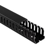 23466000N - BETADUCT - 23466000N - Trunking, Open Slot, 75 mm (H) x 75 mm (W) x 2 m (L), Black, Noryl