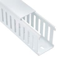20460022H - BETADUCT - 20460022H - Trunking, Closed Slot, 37.5 mm (H) x 25 mm (W) x 2 m (L), Grey, PC, ABS