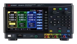 EDU36311A - KEYSIGHT TECHNOLOGIES - EDU36311A - Bench Power Supply, Smart Bench Essentials, Programmable, 3 Output, 1x 6 V, 2x 30 V, 0 A to 5 A