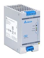 DRM-24V240W1PN - DELTA ELECTRONICS - DRM-24V240W1PN - AC/DC DIN Rail Power Supply (PSU), ITE, 1 Output, 240 W, 24 VDC, 10 A