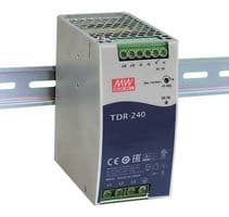 TDR-240-48 - MEAN WELL - TDR-240-48 - AC/DC DIN Rail Power Supply (PSU), Laboratory Equipment, 1 Output, 240 W, 48 VDC, 5 A