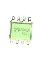 FOD8802C - ONSEMI - FOD8802C - Optocoupler, 2 Channel, SOIC, 8 Pins, 20 mA, 2.5 kV, 100 %
