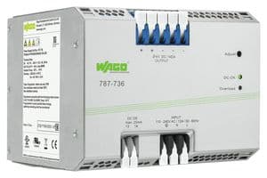 787-736 - WAGO - 787-736 - AC/DC DIN Rail Power Supply (PSU), ITE, 1 Output, 960 W, 24 VDC, 40 A