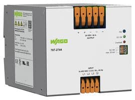787-2744 - WAGO - 787-2744 - AC/DC DIN Rail Power Supply (PSU), ITE, 1 Output, 960 W, 24 VDC, 40 A