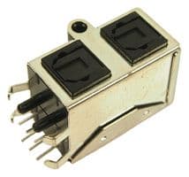 FC6842135TR - CLIFF ELECTRONIC COMPONENTS - FC6842135TR - Fiber Optic Connector, TosLink, PBT (Polybutylene Terephthalate) Body