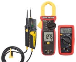 BASIC KIT - BEHA-AMPROBE - BASIC KIT - Kit, 2100-Alpha Voltage Tester, AM-500-EUR Digital Multimeter, AMP-200-EUR Series TRMS Clamp Meters