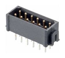 B5743-234-M-T-0 - HARWIN - B5743-234-M-T-0 - Pin Header, Wire-to-Board, 2 mm, 2 Rows, 34 Contacts, Through Hole Straight, Datamate L-Tek B5743
