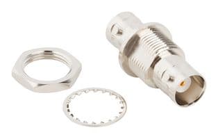 031-220N-RFX - AMPHENOL RF - 031-220N-RFX - RF / Coaxial Adapter, BNC, Jack, BNC, Jack, Straight Bulkhead Adapter, 50 ohm