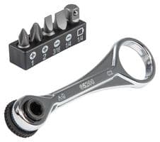 65200 - KLEIN TOOLS - 65200 - Ratchet Set, Electrician Mini, 110 mm