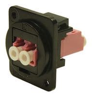 CP30247M3B - CLIFF ELECTRONIC COMPONENTS - CP30247M3B - Fiber Optic Adapter, Single Mode, LC Duplex, LC Duplex, Straight Panel Adapter