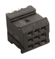02529091101 - HARTING - 02529091101 - PCB Receptacle, C9 Module, Board-to-Board, 2.54 mm, 3 Rows, 9 Contacts, Through Hole Mount