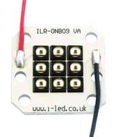 ILR-IW09-85SL-SC221-WIR200. - INTELLIGENT LED SOLUTIONS - ILR-IW09-85SL-SC221-WIR200. - IR LED Module, 9 Chip, 850 nm, 11.43 W/Sr, Square PCB/M3 Hole, 28.8 to 32.4 V, 200 mm Red & Black