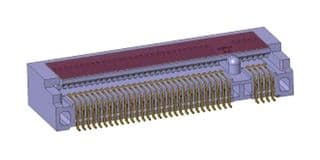 MDT850M01501 - AMPHENOL COMMUNICATIONS SOLUTIONS - MDT850M01501 - Card Edge Connector, PCIe, Dual Side, 67 Contacts, Surface Mount, Right Angle