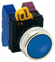 YW4B-A1S - IDEC - YW4B-A1S - Switch Actuator, Metal, Blue, Idec Dia 22mm YW Series Pushbutton Switches, IP65, YW Series