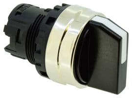YW4S-21 - IDEC - YW4S-21 - Switch Actuator, Metal, 2 Pos, Idec Dia 22mm YW Series Selector Switches, IP65, YW4S Series