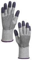 97431 - KLEENGUARD - 97431 - Safety Gloves, Knit Wrist, M, Nitrile, Black, Grey, Purple