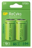 GPRHC57DB026 - GP BATTERIES - GPRHC57DB026 - Rechargeable Battery, 1.2 V, Nickel Metal Hydride, 5.7 Ah, D, Raised Positive and Flat Negative